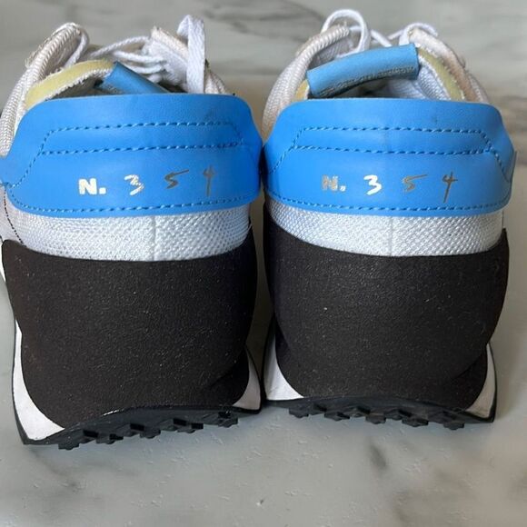 Nike Daybreak White/University Blue-Velvet Brown Sz. 10 - Picture 3 of 16